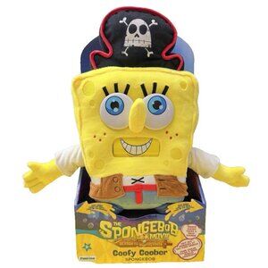 SpongeBob SquarePants Goofy Goober Talking Plush 16in Mouth Moves Sound Toy NEW